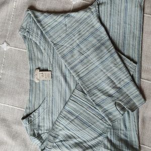 J Jill Knit Striped Long Sleeve Top Size XS